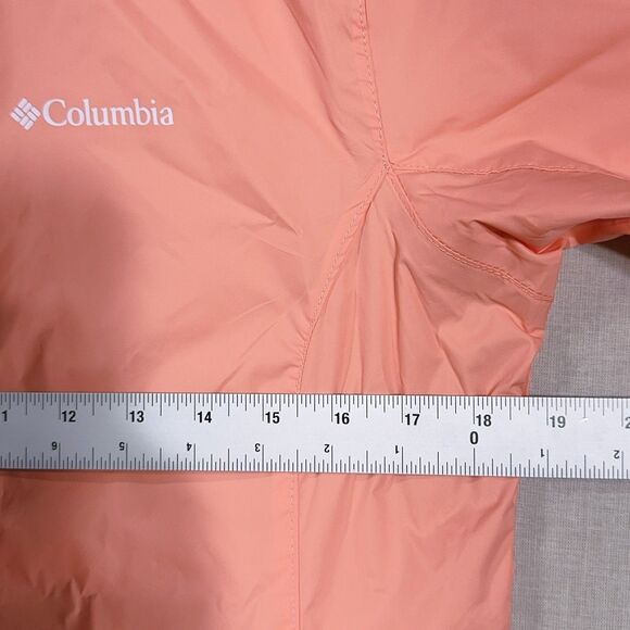 Columbia Girls Timber Pointe II Youth L Pink Omni- Tech Waterproof Jacket NWT - Picture 7 of 7
